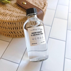 Glycolic Acid Face Toner with Lactic Acid | Organic x Anti-Aging Toner For Sensitive Skin