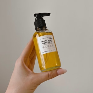 Olio per il corpo biologico con vitamina C e semi di papaya • Naturale, sostenibile ed ecologico • Cura della pelle biologica per pelli sensibili • Zero sprechi