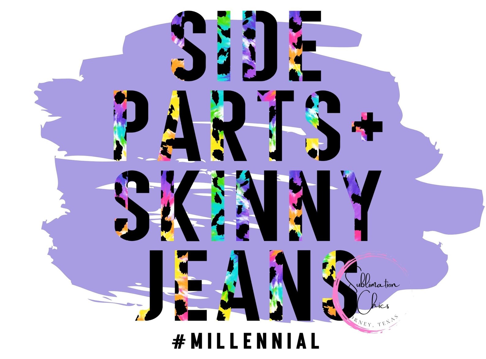 Sublimate Sublimation Transfer Side Parts Skinny Jeans Etsy