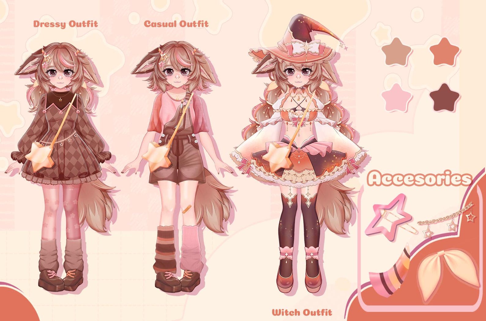 Vtuber Model Bunny Cute Girl Complete Vtubing Kit and Free PSD File ...