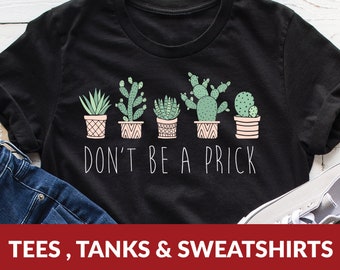 Don't Be A Prick Funny Mens Raglan Jersey T-Shirt Cactus Dick Rude Party Tee X1