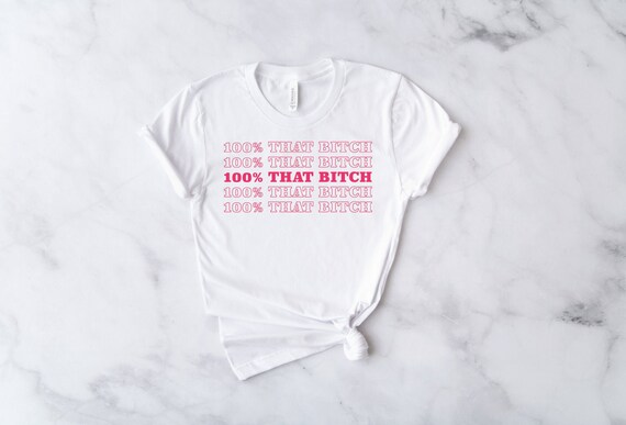 NUTRITION FACTS LABEL 100/% BITCH Humorous Adult T-Shirt All Sizes