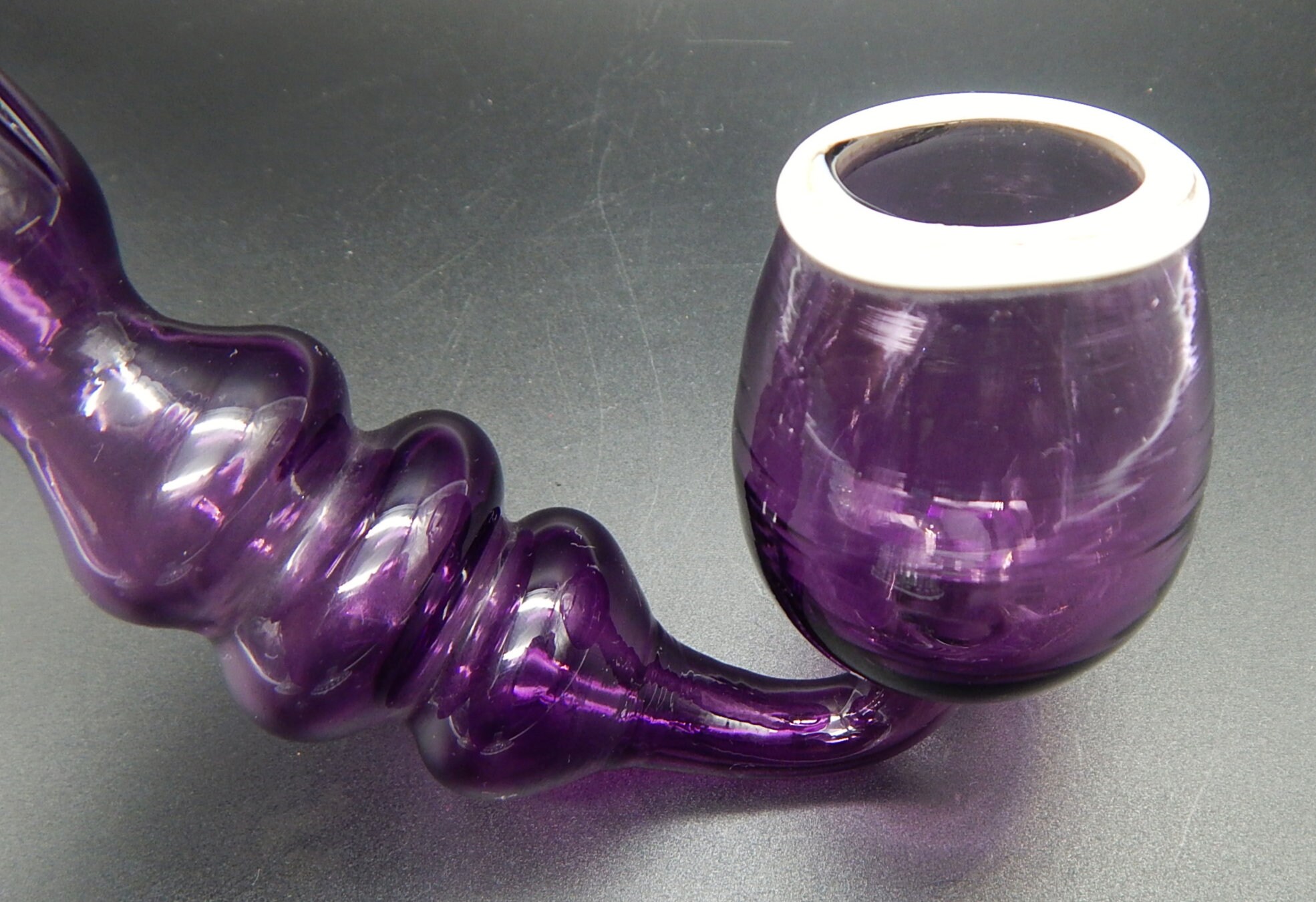 A Late 19th Century Glass Bubble Pipe Etsy