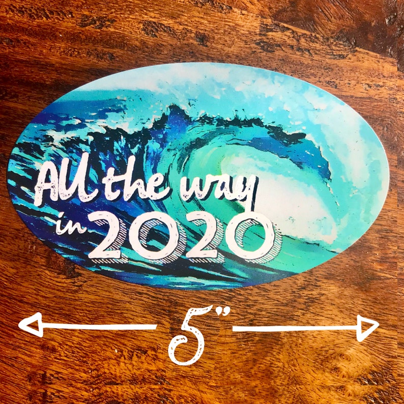 Blue Wave 2020 bumper sticker | Etsy