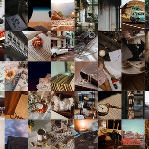 Photo Wall Collage Kit | Vintage Aesthetic 1 (Set of 57 photos) | DIGITAL Download printable collage kit