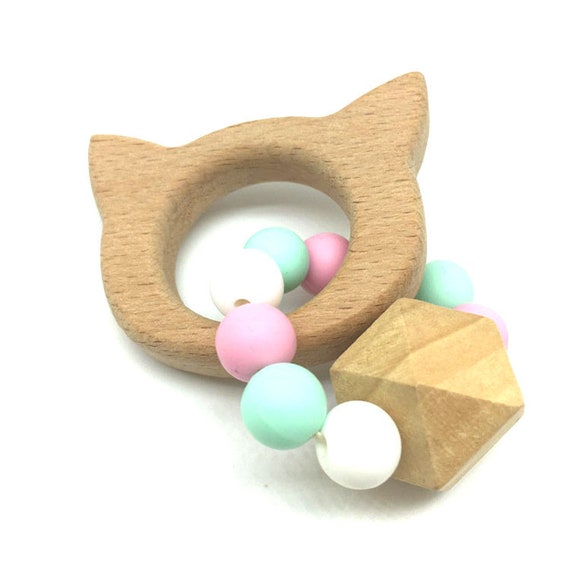 personalised wooden teether