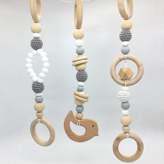 wooden car seat toys