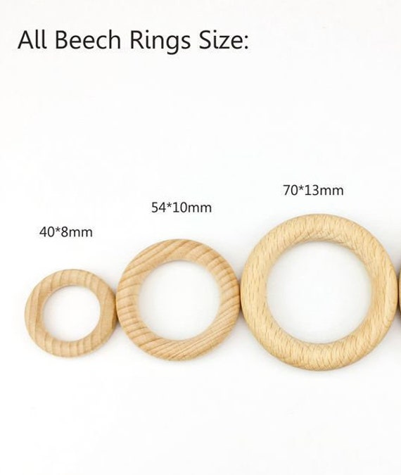 beech wood teething rings
