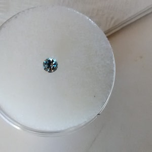Blue Montana Sapphire: 3mm Round Cut Loose Gemstone