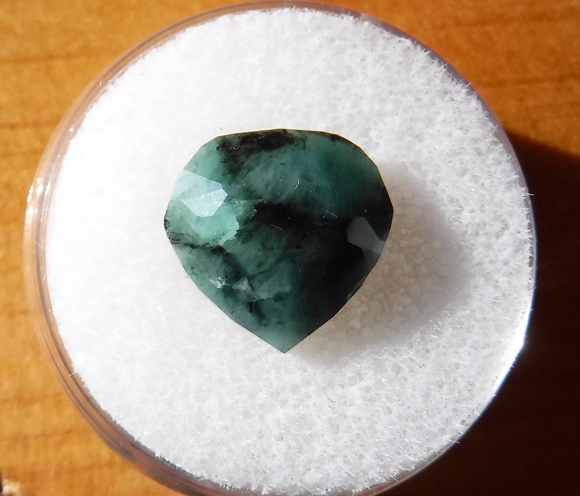 Crabtree Emerald, Loose Crabtree Emerald Gemstone, Heart Faceted