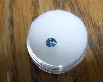 Montana Sapphire Gemstone: .630 ct Oval Blue Sapphire, September Birthstone