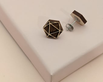 ODESZA wood stud earrings, Laser cut earrings, Valentine's Day Gift