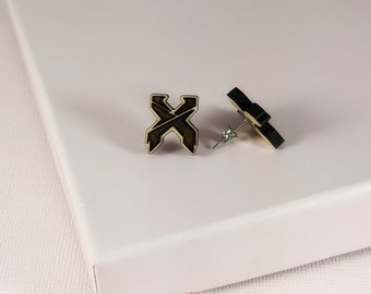 Wood Stud earrings, Laser cut Jewelry, Ultra music festival, electronic music, Valentine's Day Gift Excision