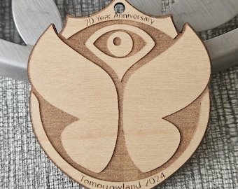 Laser cut Tomorrowland Christmas Tree Ornament