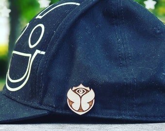 Tomorrowland Laser cut Wood pin, Valentine's Day Gift