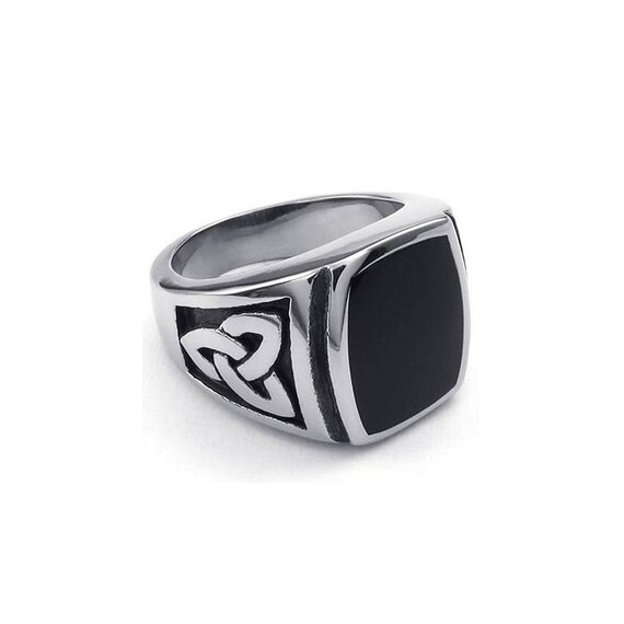 Irish Ring / Mens Fashion Jewelry / Ring / Black Etsy