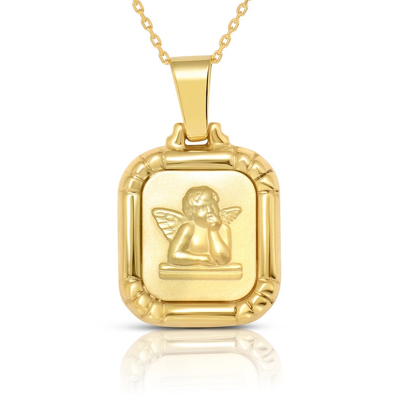 guardian angel necklace gold guardian angel necklace gold
