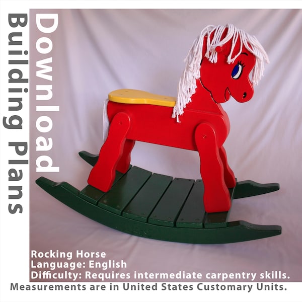 do it yourself woodworking Rocking Horse Woodworking Plans wood crafting wood craft woodworking craft building plans rocking horse blueprint