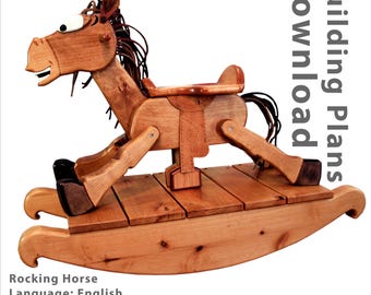 wood working woodworking projects diy wood projects How to Build a ROCKING HORSE pattern wooden diy rocking horse plans wood build toys