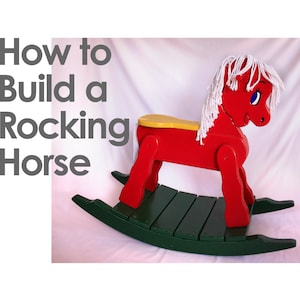 wooden ROCKING HORSE PLANS vintage rocking horse toy design build wooden toy plans building wooden toys make wooden toys - Pdf Download