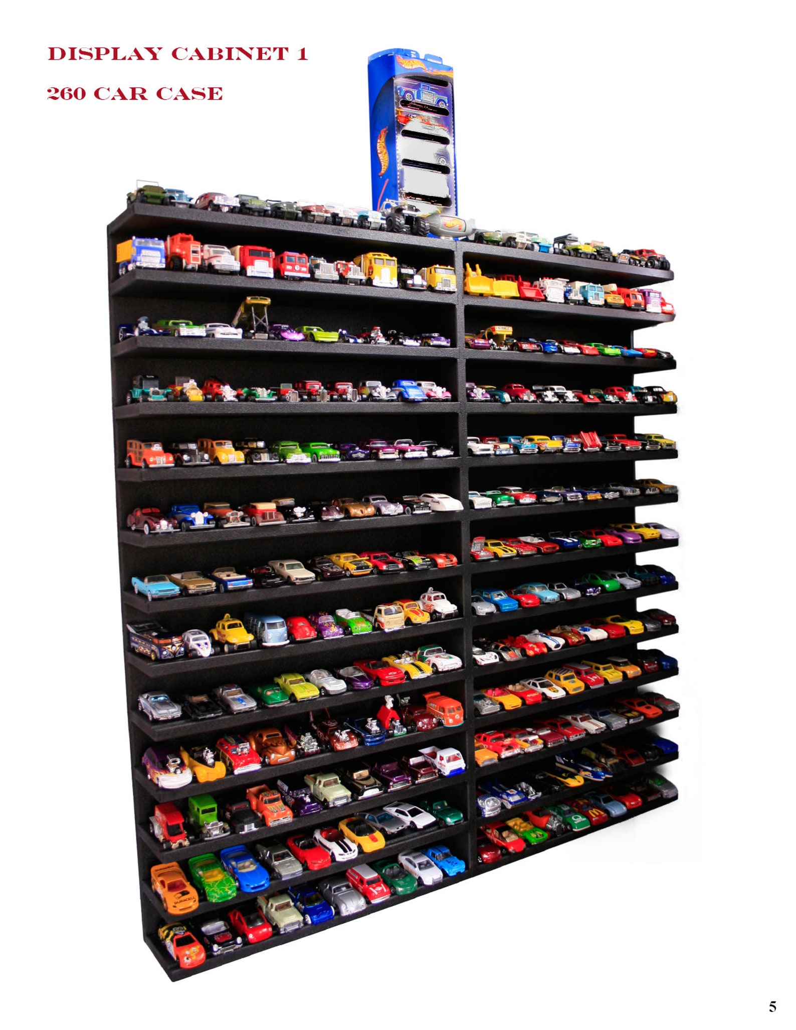 Hot Wheels Display Case Plans Building Plans PDF Download - Etsy