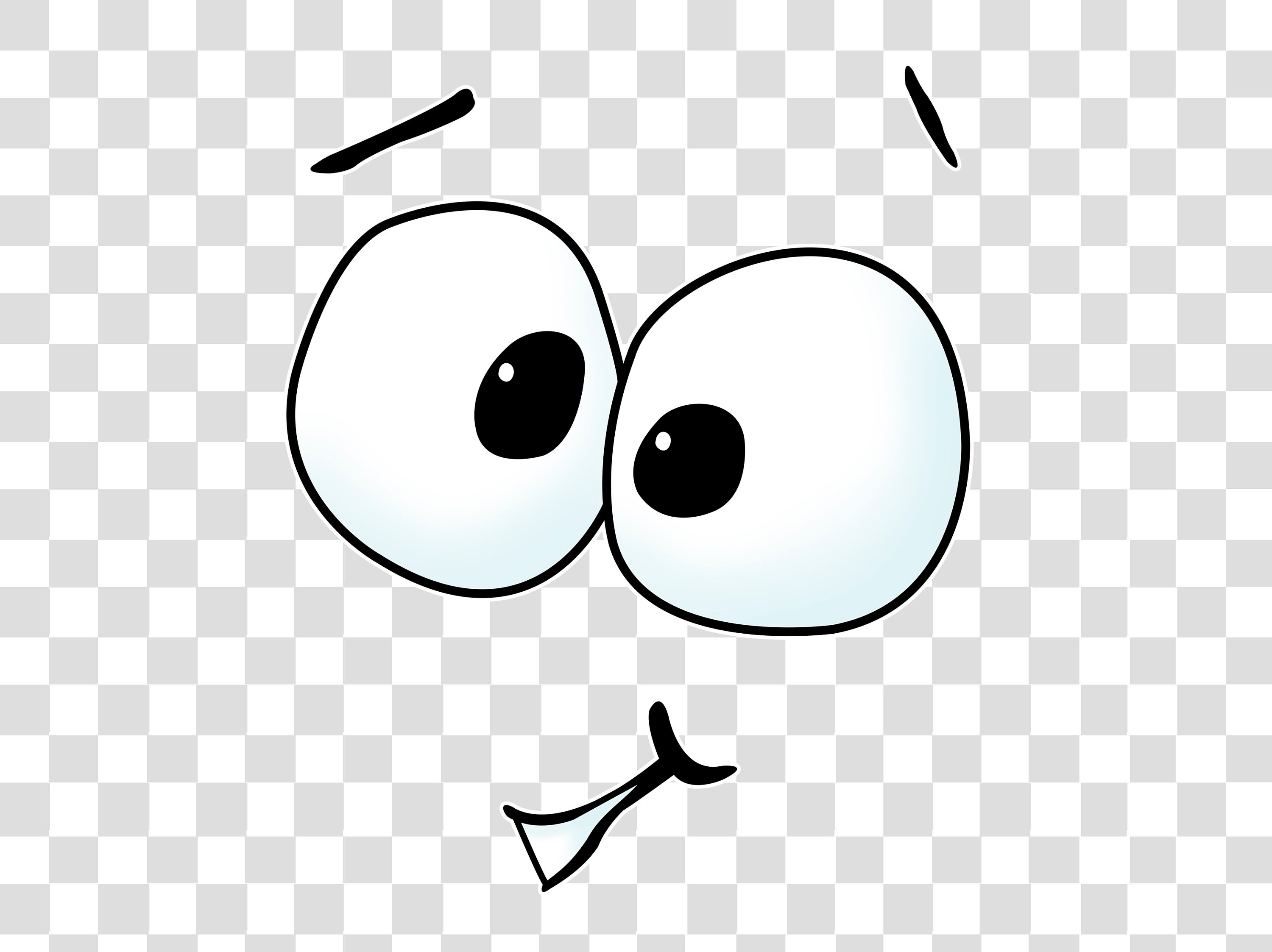 Bug Eye CLIPART Black and White Clipart Image Clip Art Etsy UK