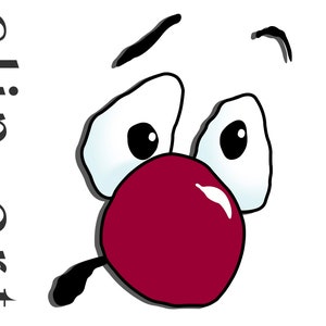 Clown CLIP-ART Image Red Nose Clip-art Clown Clipart for Print - Etsy