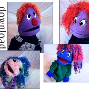 Professional Puppet Patterns - PDF download - English - measurements: American standard