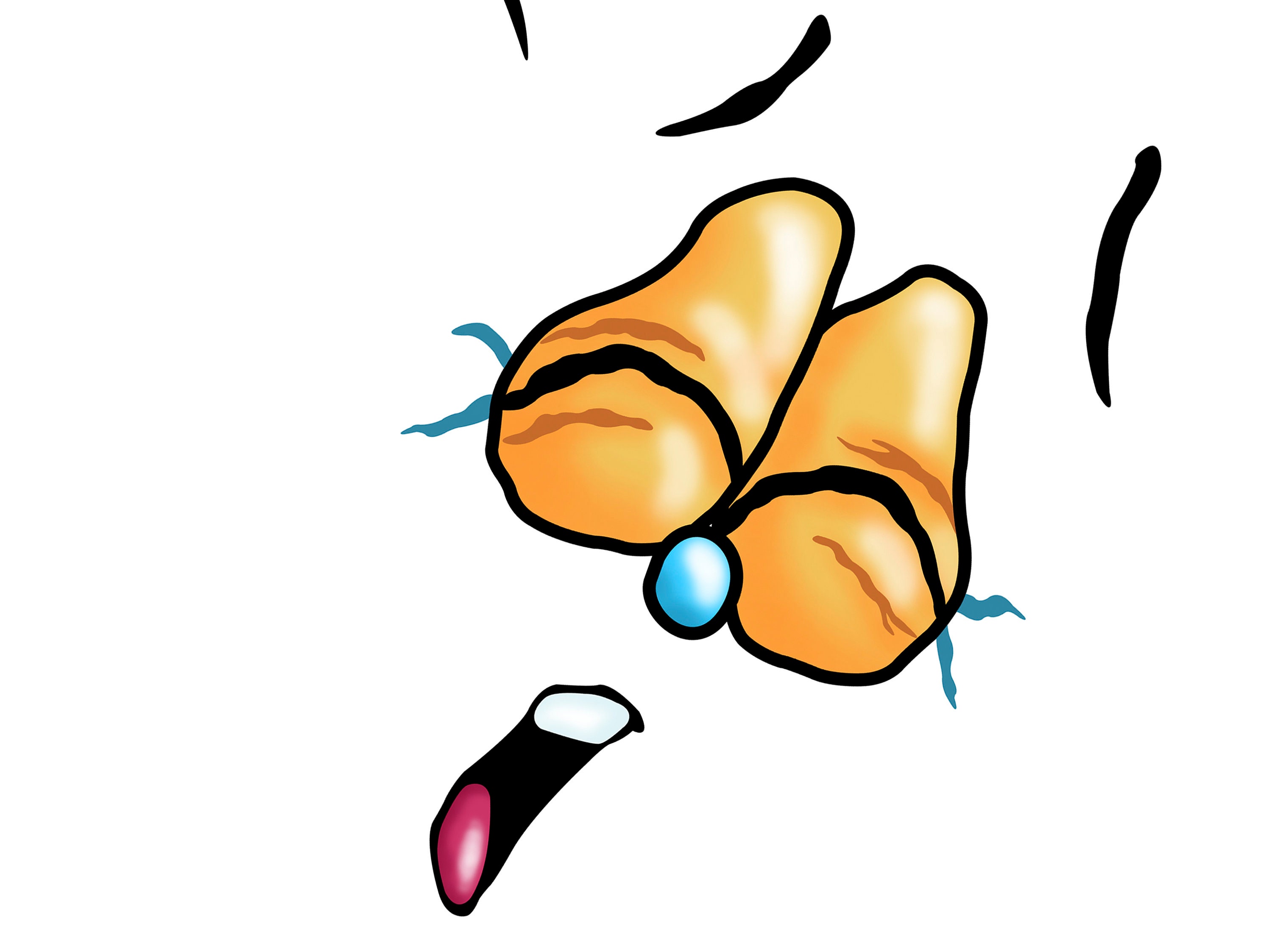 Sad Face CLIPART Sad Clipart Crying Clipart Crying Clipart Etsy