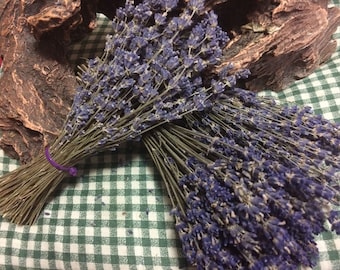 2 6" Lavender Bunches - 2 Bunches - 6" Long - 100-150 stems/bunch dried lavender, lavender, wedding lavender, bulk lavender, wholesale