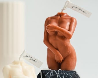 Woman body candle| bachelorette party favors| Exotic gifts |Nude candle|Curvy body candle|self-love candle | self care gifts | nude body art