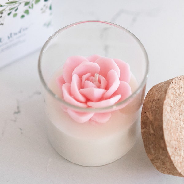 Succulent Soy Candle | Room Decor for Cactus and Succulent Lovers | Wedding Favors | Valentine gift | Housewarming Gifts