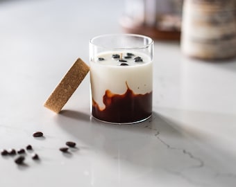 Coffee & Cream Soy Candle | Coffee lover Gifts | Espresso Lover | Coffee addicts | 8.5 oz