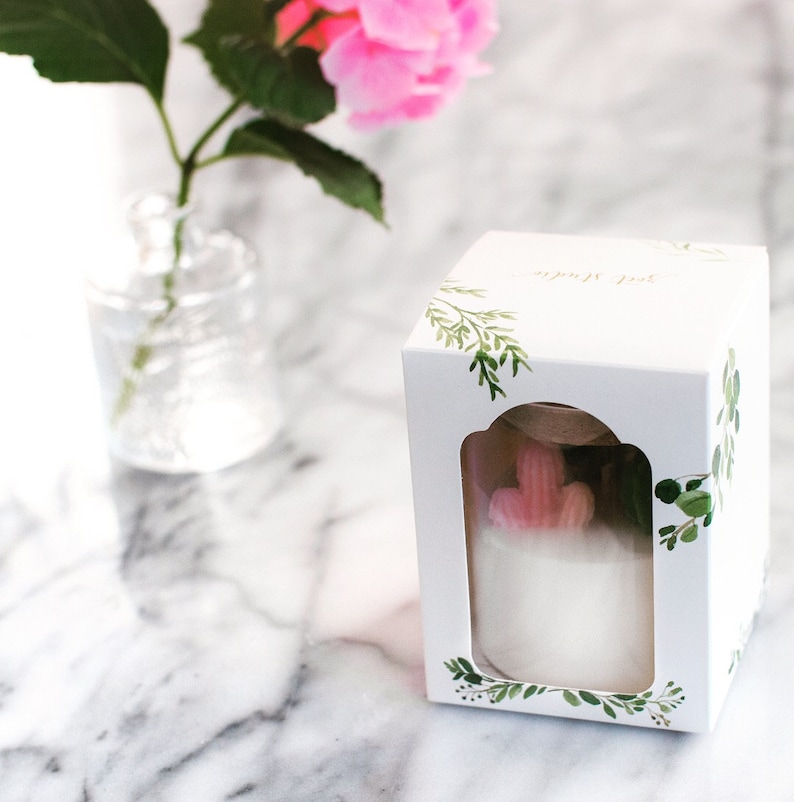 Succulent and Cactus Candle Mini Terrarium Plant Candle Etsy