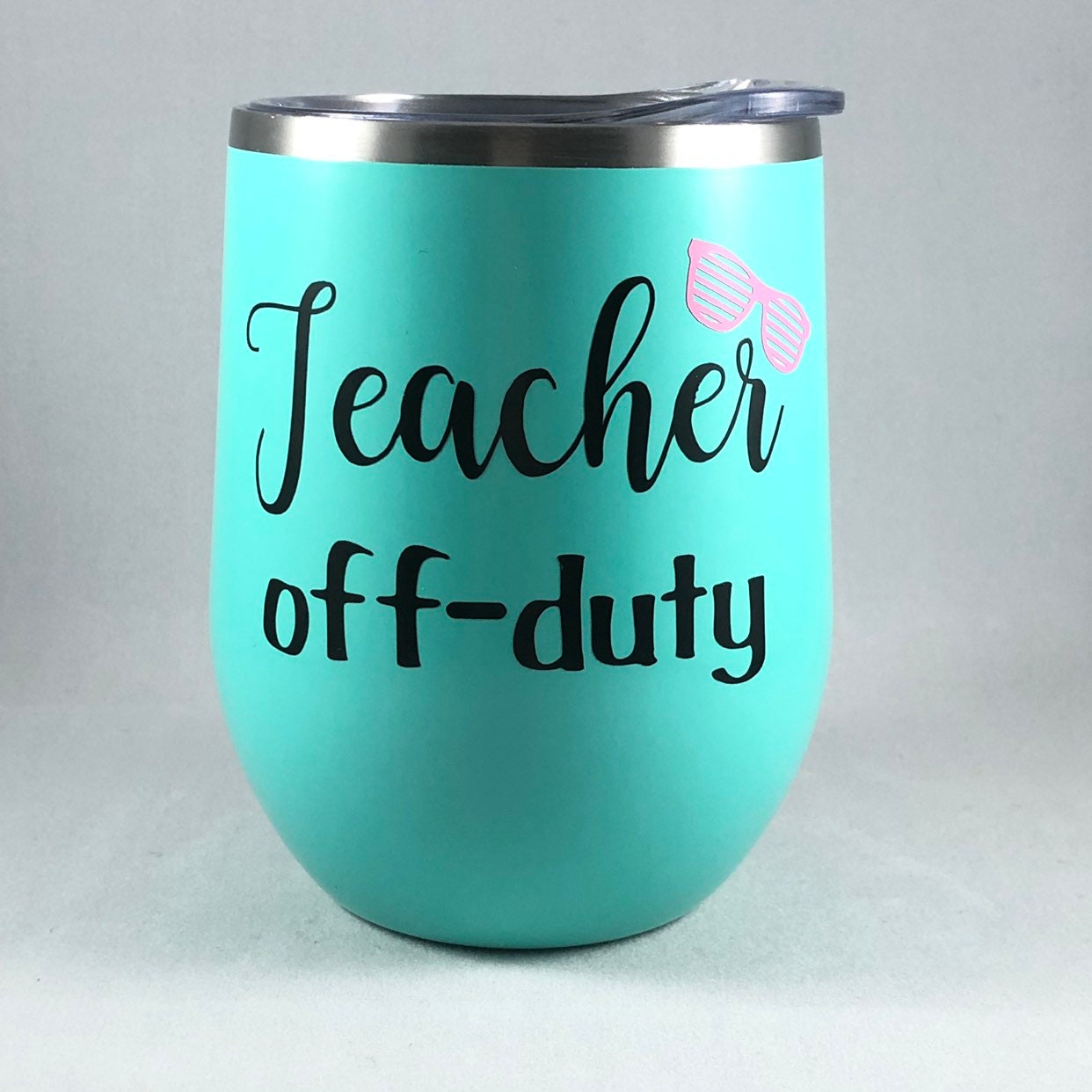 Teacher Gift/christmas Teacher Gift/teacher Wine Glass/thank Etsy