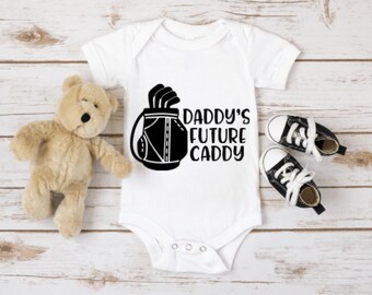 Daddy&#39;s Future Caddy/New Golf Dad/New Dad Gift/Golf Dad/Golf Baby Shower Gift/Golf Baby Gift