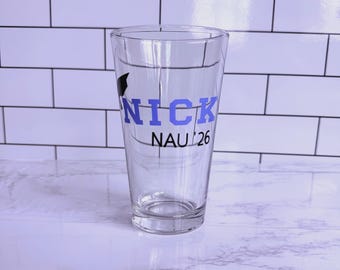 Bicchiere per la laurea/Regalo per laureati/Classe del 2026/Bicchiere da birra universitario/Bicchiere da birra per la laurea/Regalo di laurea personalizzato/2026