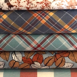 Flanell-Fall Leaves / Floral Buffalo Plaid Flanell Pyjama Hose, Lounge Hose, Pj&#39;s, Erhältlich in den Größen XS-XXL mit &quot;DEEP&quot; Taschen!