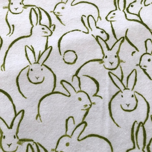 Rabbit Flannel Pajama pants, Lounge pants, sleep bottoms, Matching Family Pj&#39;s, Available is sizes XS-XXL