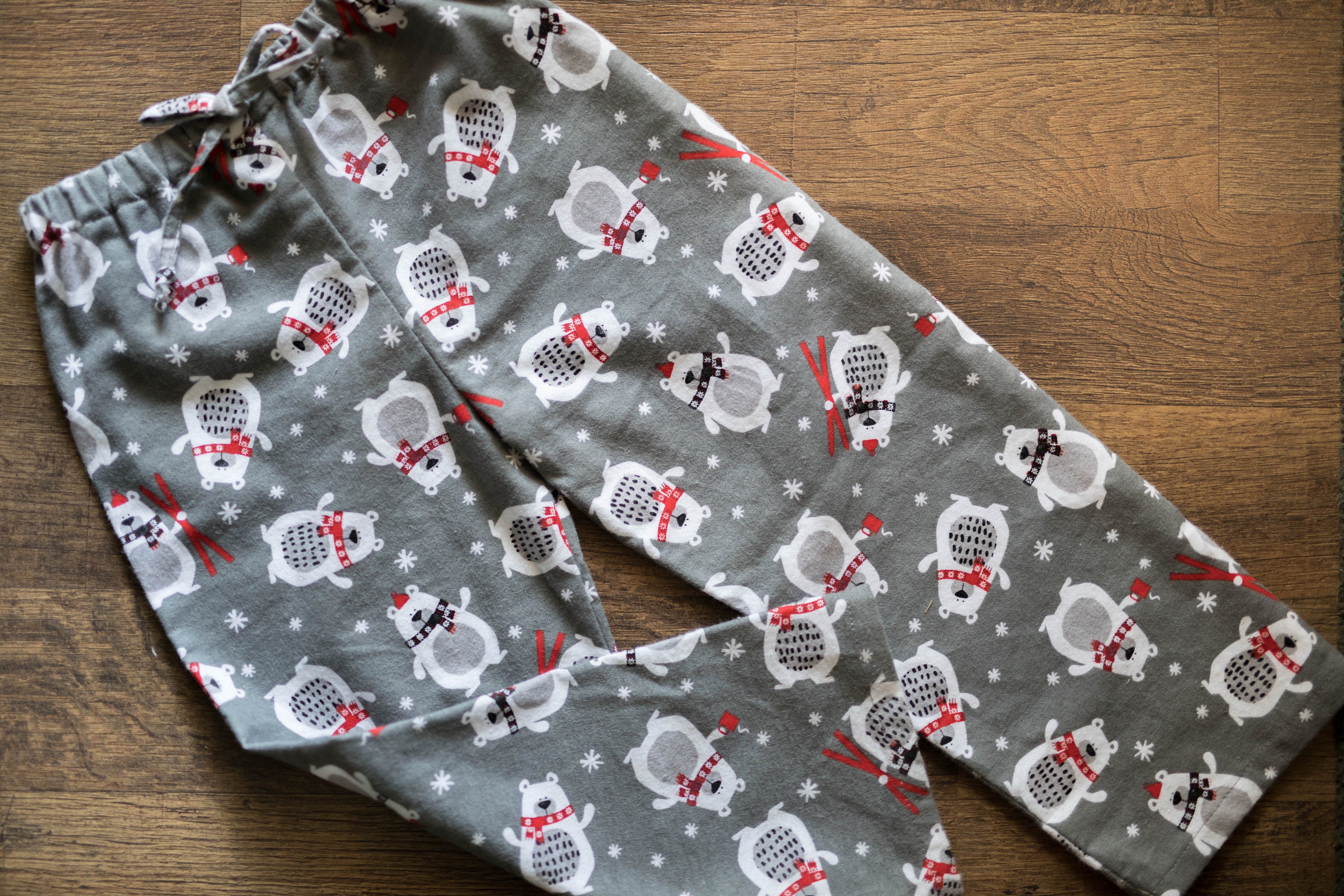 Hockey Flannel Pajama Pants with Deep Pockets Lounge Pants Etsy