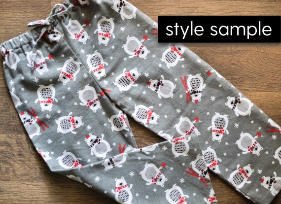 Lobster Flannel Pajama Pants Available 