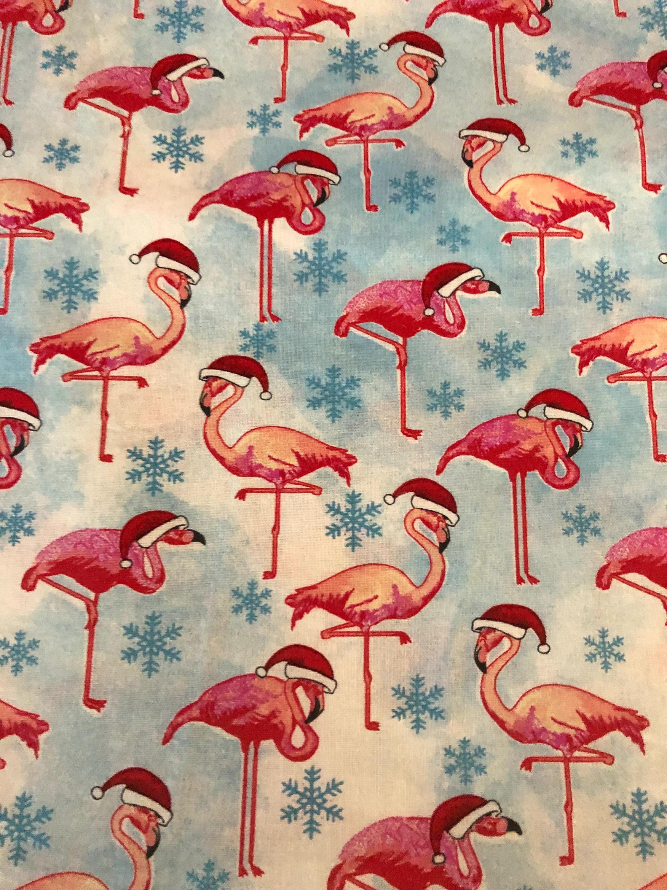 Cotton-Christmas Flamingo Santa "Cotton" pajama pants, Lounge pants, pjs are available in sizes SX-XXL. Our pants have "DEEP" side pockets!
