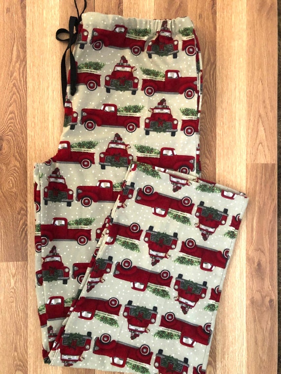 Red truck pajama pants sale