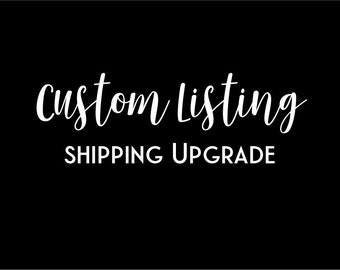 Upgrade shipping to Priority 1-4 days shipping