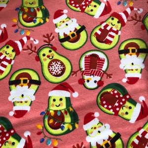 Avocado Christmas Reindeer Flannel Pajama Pants, Pajama pants, Pj&#39;s, Lounge pants, Matching Family Pj&#39;s, Available Adult XS-XXL