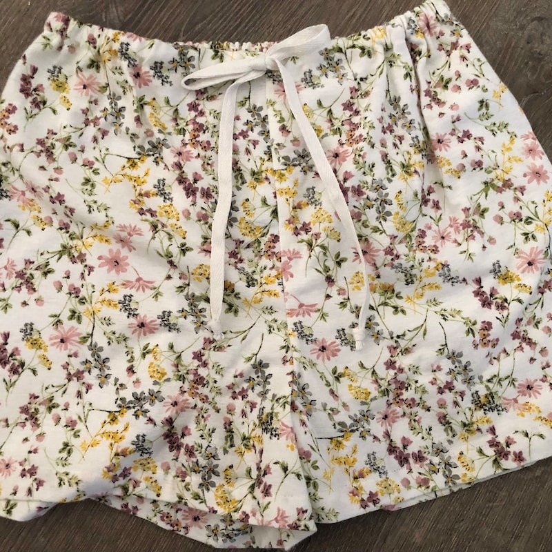Floral Sherpa Shorts