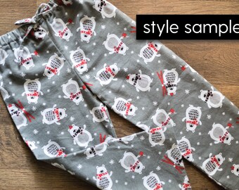 Flannel Pajama Pants Christmas 