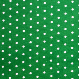 Christmas Green and White Polka Dot Flannel Pajama Pants, Pajama pants, Pj&#39;s, Lounge pants, Matching Family Pj&#39;s,