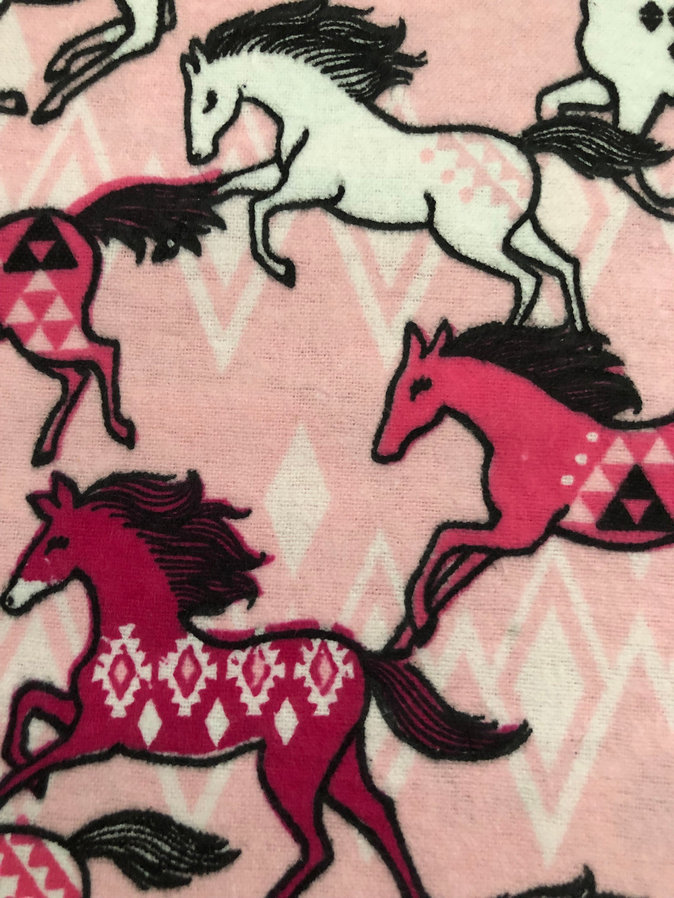 Flannel Wild Horse Pajama Pants girls aztec inspired pjs Etsy