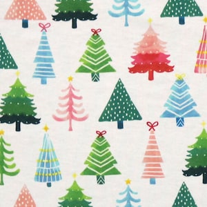 Modern Christmas Tree Flannel Pajama pants, Lounge pants, sleep bottoms, Matching Family Pj&#39;s, Available is sizes XS-XXL